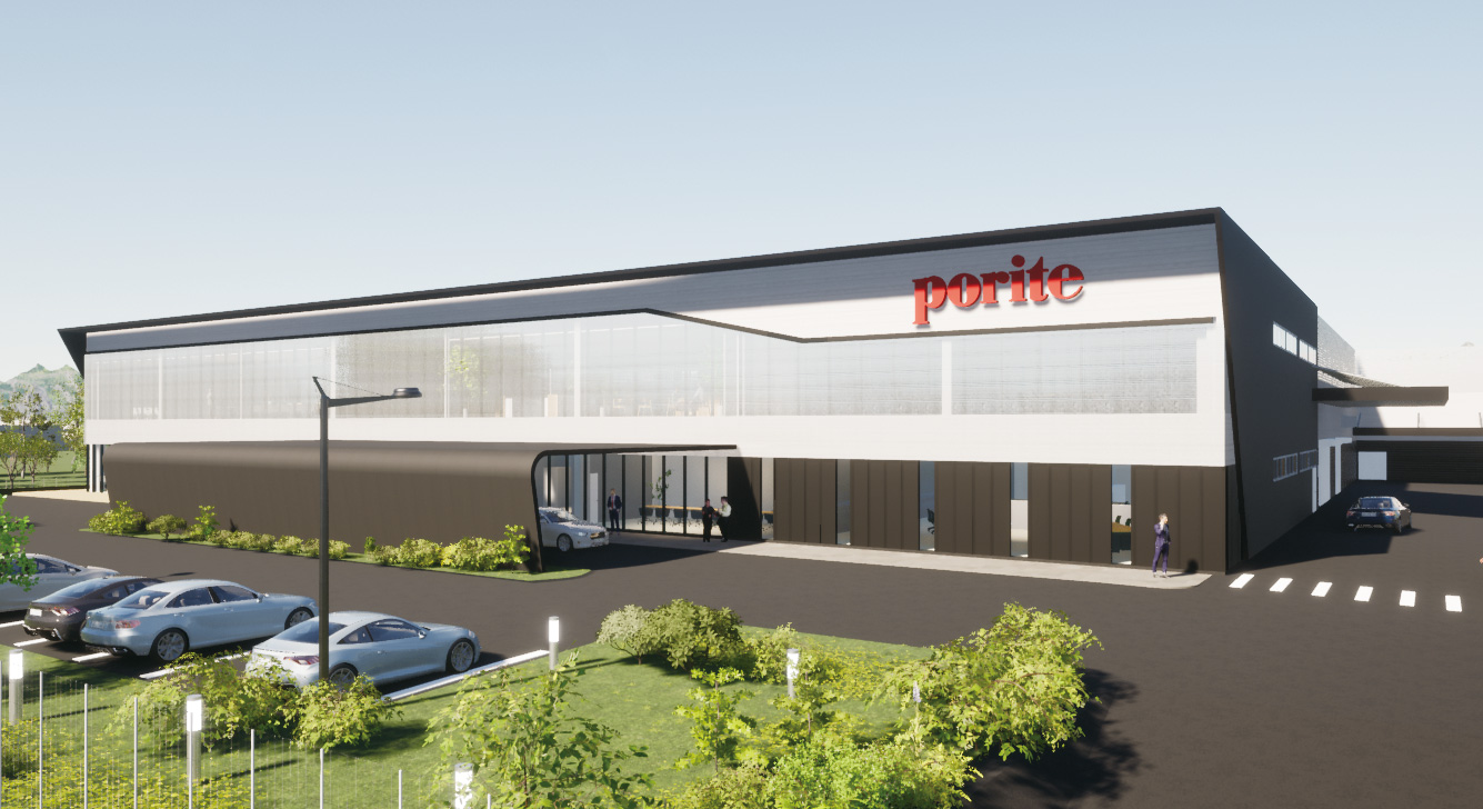 ポーライト本社・伊奈工場（提案初期モデル Ver）